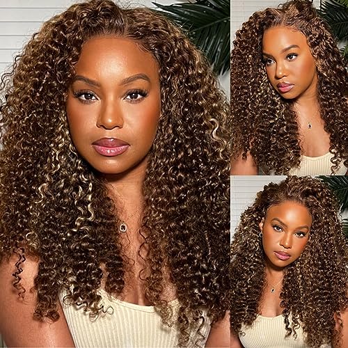 Ombre Kinky Curly Wig ? Human Hair