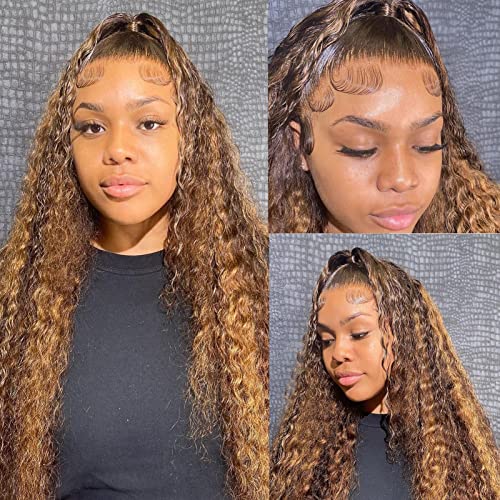 22 Inch Ombre Water Wave 100% Human Hair Extensions for Natural Looks
