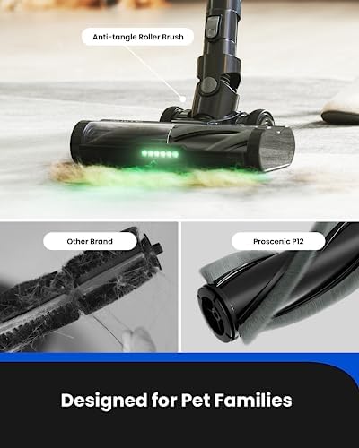 Pet hair vacuum with brush for cleaning. - Image 4