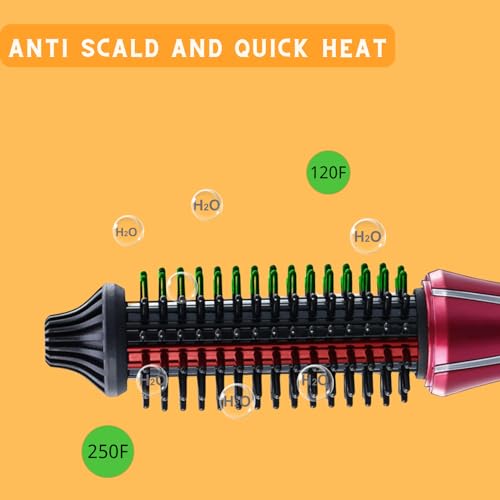 Phoebe Compact Mini Curling Iron Brush Travel Size Dual Voltage - Image 4