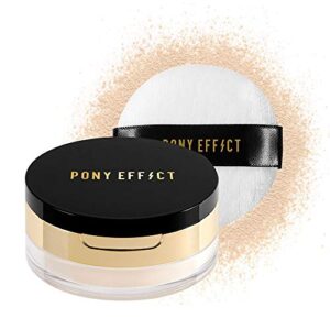 Pony Effect Powder Foundation: Lightweight, long-lasting, flawless coverage.