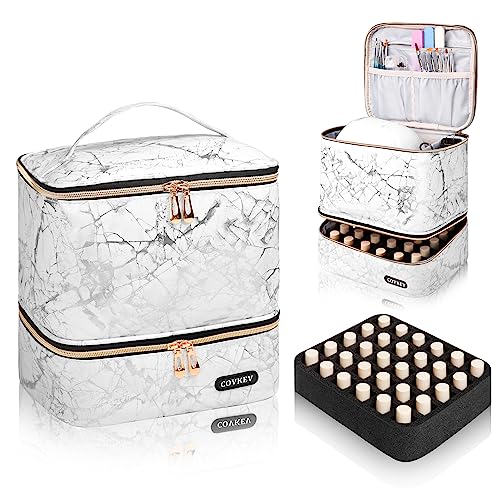 Portable storage for nail polish.
