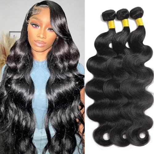 Premium virgin human hair bundles for sale.