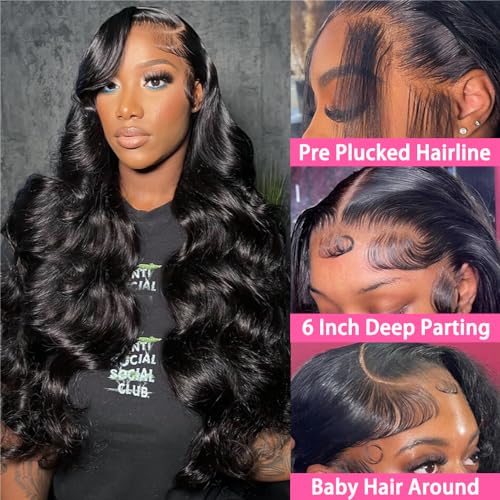 Human Hair Wig Side Part Natural Look Soft Texture Adjustable Large - Image 2