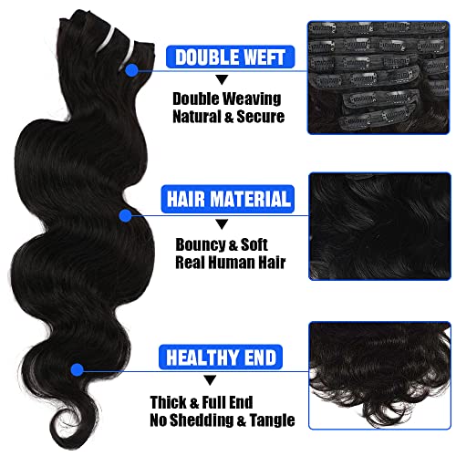 Real Human Hair Clip In Extension - Image 2