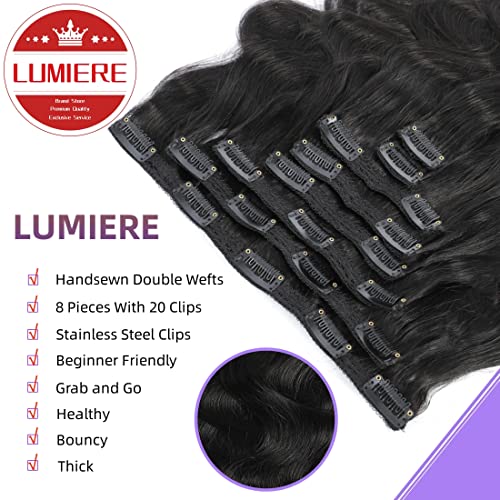 Real Human Hair Clip-In Hair Extensions - Image 3