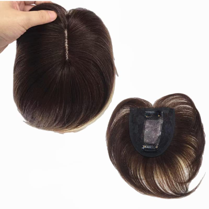 14 Inch Remy Human Hair Topper for Women, Natural Look, 3/4 Cap Size