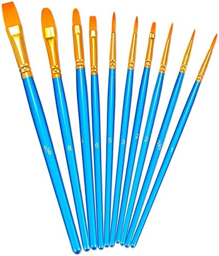 Resin art brush for styling hair.
