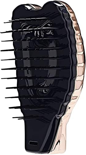 Rose Gold Wet Brush Metallic Hair Brush - Image 5
