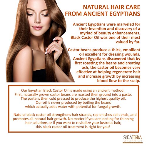 Shea Butter Castor Oil Deep Conditioning Hair Mask 8 oz - Image 4