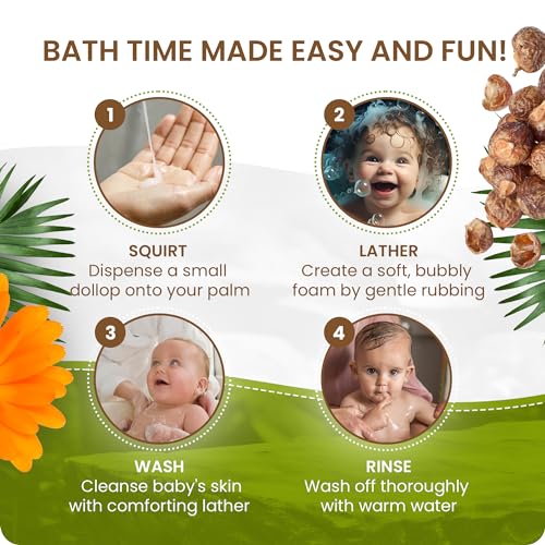 Shea Chamomile & Argan Oil Baby Wash & Shampoo - Image 5