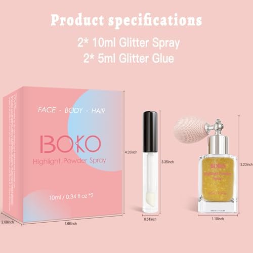 Sparkling hair spray infused with diamond dust. - Image 4
