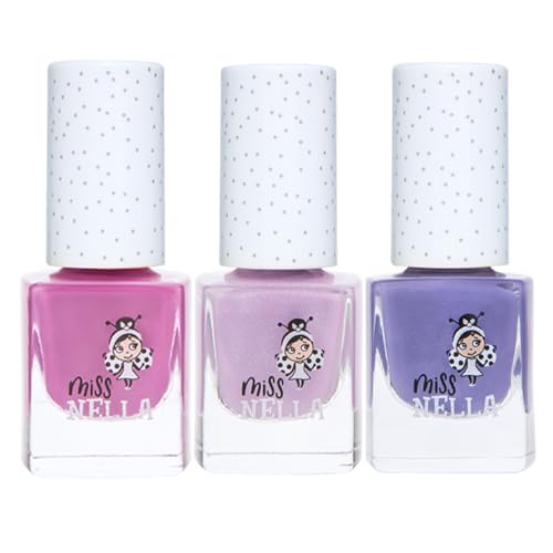 Sparkly purple nail polish for a glamorous look. - Image 3