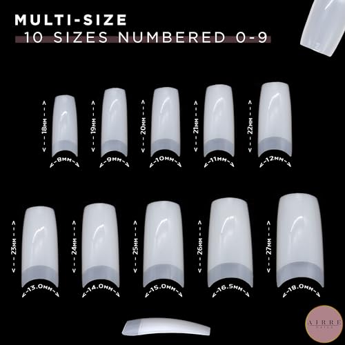 Square acrylic nails for a sleek and modern look. - Image 3