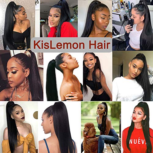 ?Straight Human Hair Ponytail ? Short Version? - Image 2