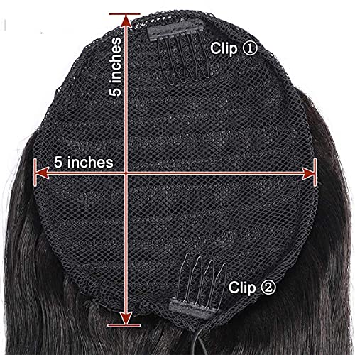 ?Straight Human Hair Ponytail ? Short Version? - Image 5