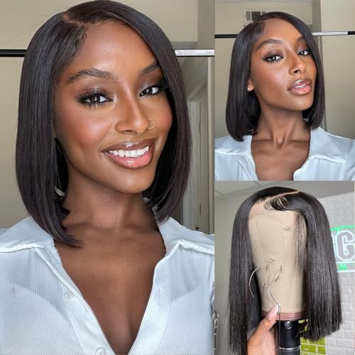 Straighten and condition hair with Bone Straight Hair Conditioner.