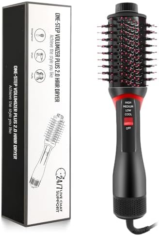 Sleek Hair Styling Straightening Blow Dryer 2-Speed Settings