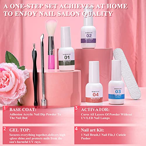 Beautiful At-Home Gel Dip Powder Nail Kit for Stylish Designs 12 Colors - Image 5