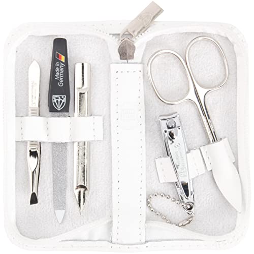 Tweezerman Precision Nail Clipper Set for Fingernails and Toenails, Stainless Steel