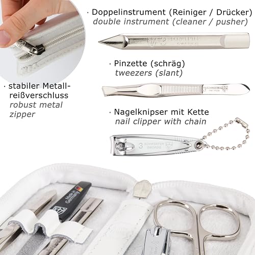 Tweezerman Precision Nail Clipper Set for Fingernails and Toenails, Stainless Steel - Image 3