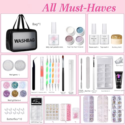 UV Gel Nail Kit: Light Included - Image 2