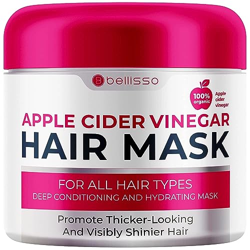 Vinegar mask for hair growth and shine.