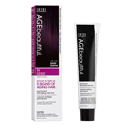 Violet Black Hair Color with Argan Oil