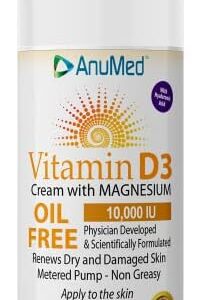 Vitamin D hair cream for healthy hair.