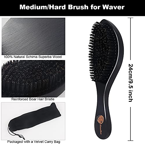 Wave Barber Double-Sided Styling Brush for All Hair Types - Image 2