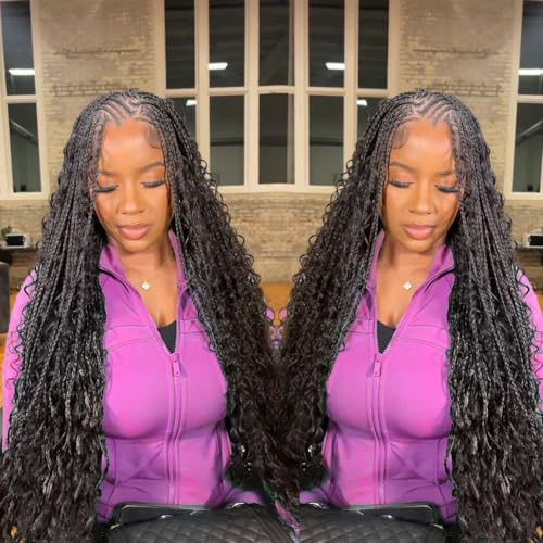 Wavy human hair braiding with wet look. - Image 3