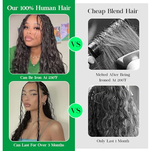 Wavy Human Hair Braids - Image 3