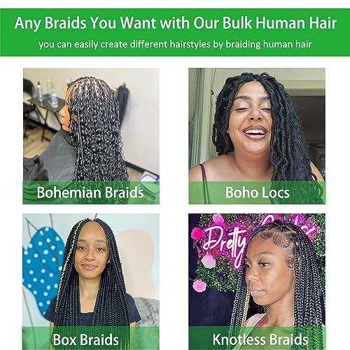 Wavy Human Hair Braids - Image 6
