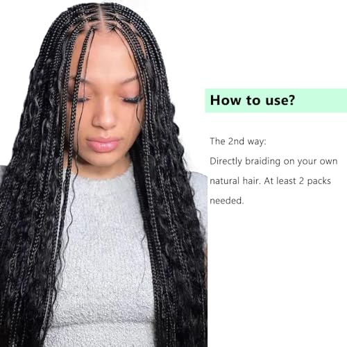 Wavy Human Hair Braids - Image 5