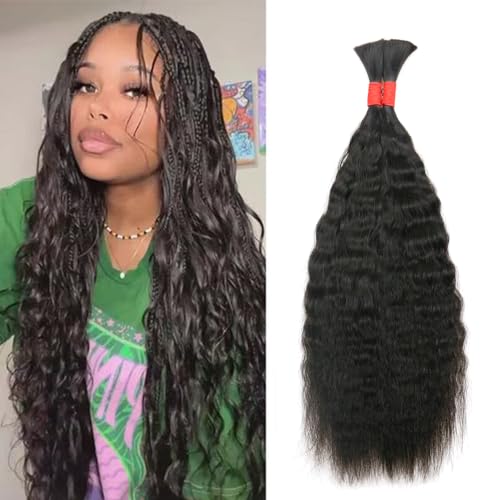 Wavy Human Hair Braids