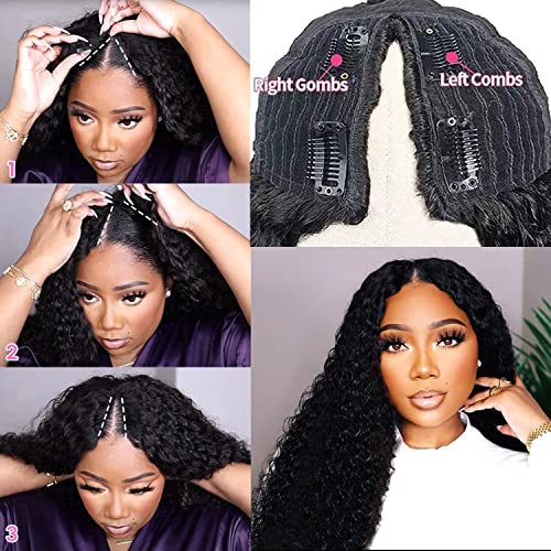 Wavy Human Hair Half Wig - Image 4
