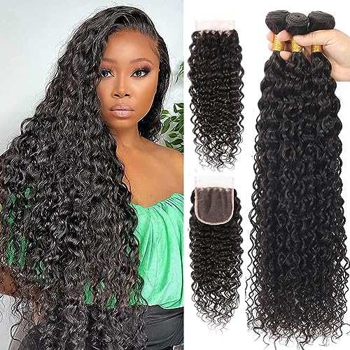 100g Natural Color Remy Human Hair Weaving Tracks Wet and Wavy