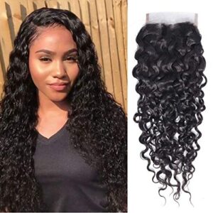 ?Wet & Wavy Human Hair Closure?
