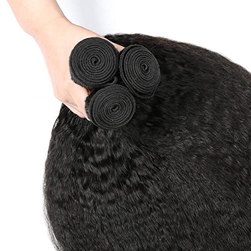 18 Inch 100g Yaki Human Hair Extensions for Natural Look and Feel - Image 2