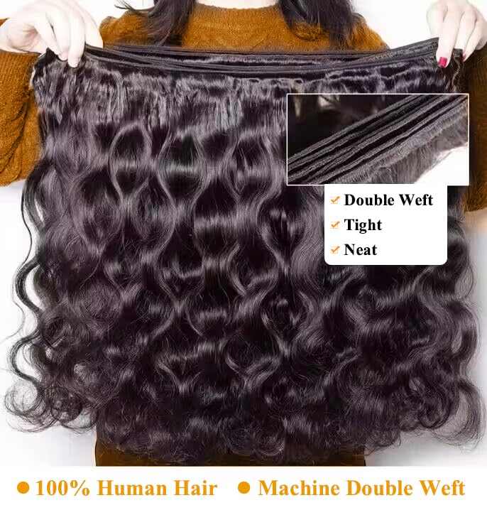 13-inch Human Hair Weft Extensions for Natural Look and Easy Styling - Image 9