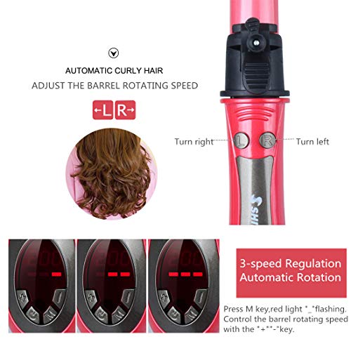 3 Mode Rotating Curling Iron Brush Straightener - Image 6