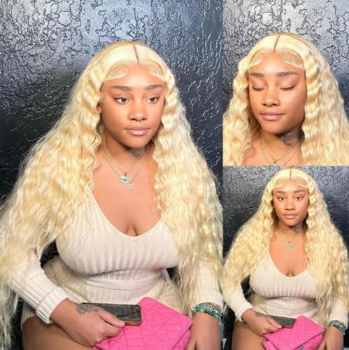 30? Blonde Full Lace Human Hair Wig - Image 5