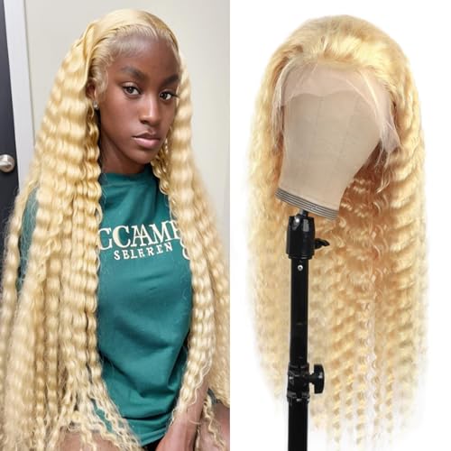 30? Blonde Full Lace Human Hair Wig