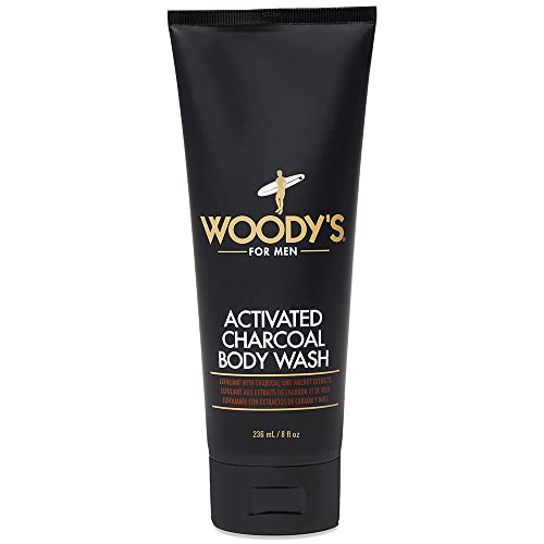 Charcoal-infused hair gel for sleek styles.