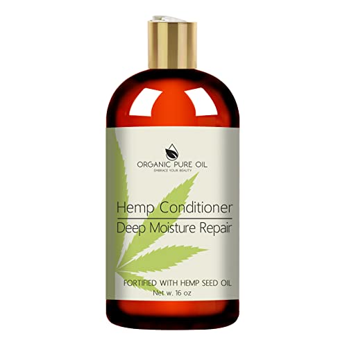 Nourishing Hemp Infused Hair Conditioner for Deep Moisture, 12 oz - Image 4