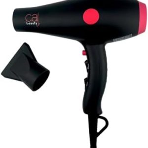 Dual Action 2-in-1 Hair Straightener and Blow Dryer Comb, Black