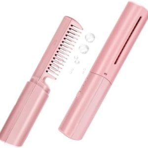 Cordless Heated Hair Brush for Smooth Frizz-Free Styling with Fast Heating Technology