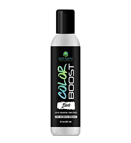 Black hair conditioner made with natural ingredients.