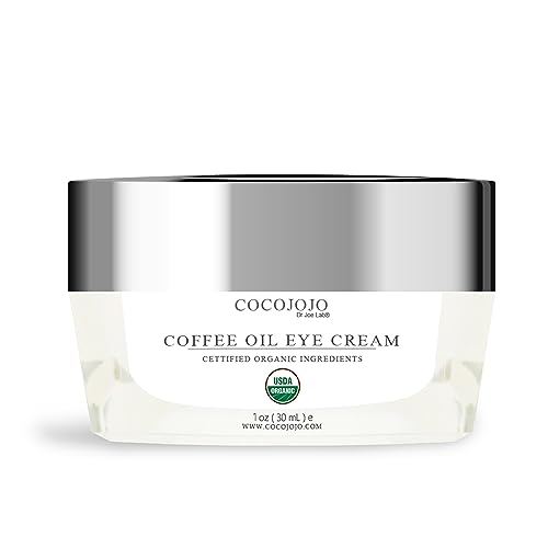 Hydrating and Brightening 0.5 oz Coffee Bean Eye Cream for a Pure, Effective Glow