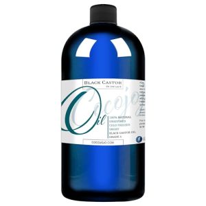 Pure Castor Oil 16 oz Bottle for Natural Hair Growth, Nourishing, and Moisturizing